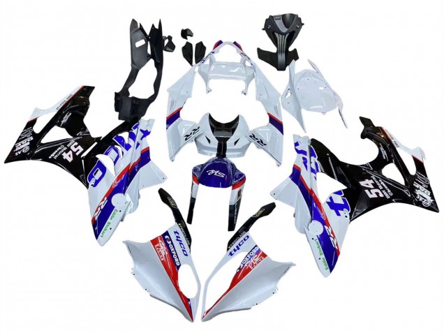 Carenados Moto BMW S1000RR 2009-2014 - Blanco Rojo Azul Negro Tyco