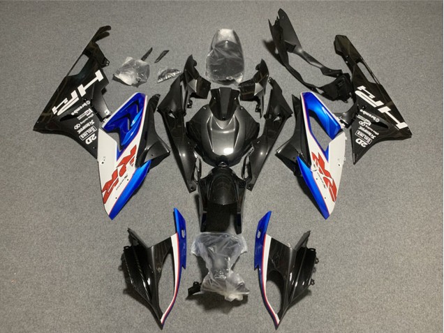 Carenados Moto BMW S1000RR 2009-2014 - Blanco Azul Negro Brillante HP Rojo RR