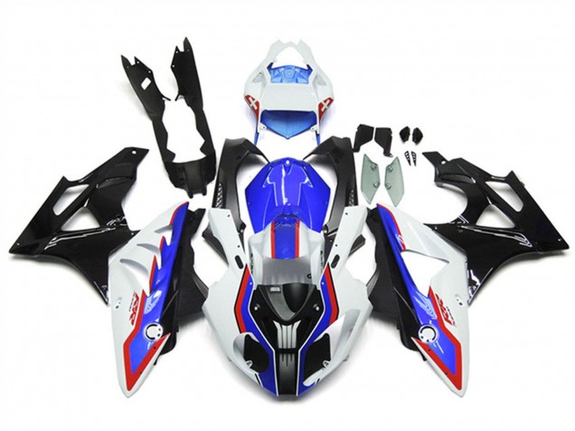 Carenados Moto BMW S1000RR 2009-2014 - Blanco Rojo Azul Negro Brillante FibraCarbono RR