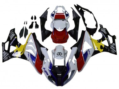 Carenados Moto BMW S1000RR 2009-2014 - Blanco Rojo Amarillo Negro Castrol