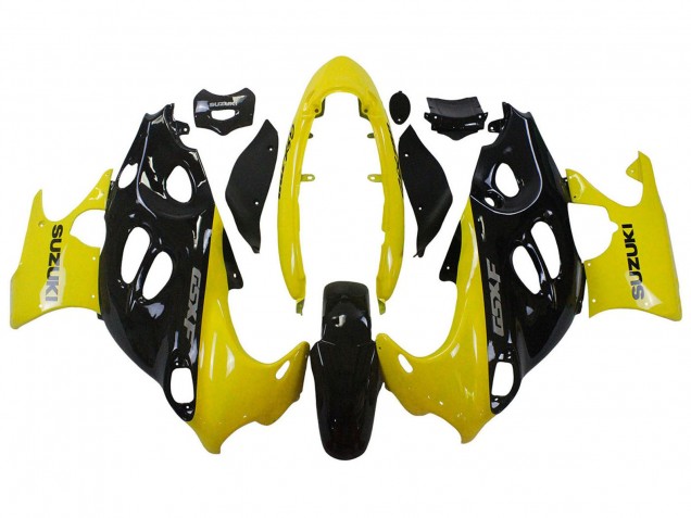 Carenados Moto Suzuki GSX600F/GSX750F 2004-2006 - Negro Brillante Amarillo