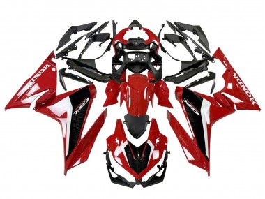 Carenado Moto Honda CBR500R 2022-2023 - Rojo Blanco Negro