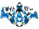 Carenados Moto Suzuki GSXR 600 / GSXR 750 2011-2024 - Azul Claro Verde Blanco Rojo