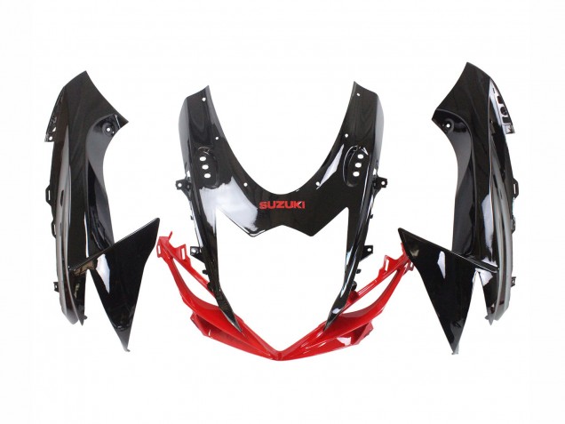 Kits Carenado Moto Suzuki GSXR 600 / GSXR 750 2011-2024 - Rojo Negro Brillante