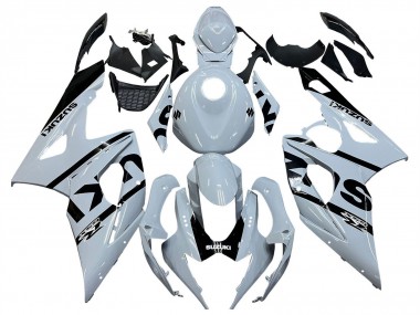 Carenados Moto Suzuki GSXR 1000 2005-2006 - Blanco Negro