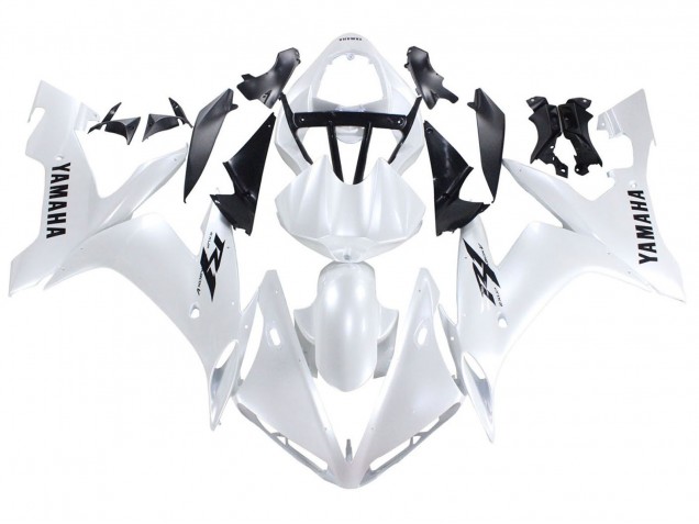 Carenados Moto Yamaha YZF 1000 R1 2004-2006 - Blanco Perla Negro Calcomanías