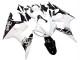 Carenado Moto Yamaha YZF R6 2003-2004 - Blanco Negro Brillante