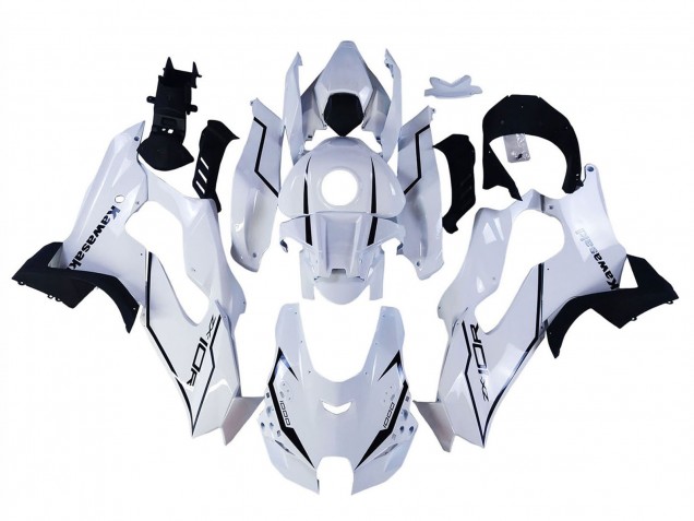 Carenados Moto Kawasaki ZX10R 2021-2025 - Blanco Negro