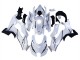 Carenados Moto Kawasaki ZX10R 2021-2025 - Blanco Negro