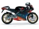 Carenados Moto Aprilia RS125 2000-2005 - Negro Rojo Plata