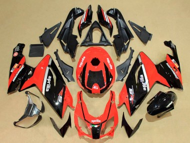 Carenados Moto Aprilia RS125 2006-2011 - Rojo Negro Brillante Blanco