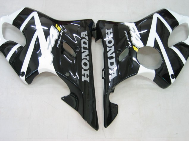 Carenado Moto Honda CBR600 F4i 2004-2007 - Blanco Negro Brillante