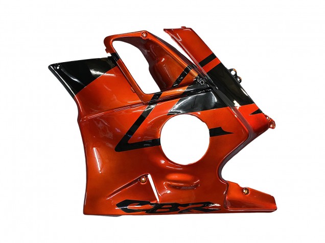 Carenados Moto Honda CBR600 F2 1991-1994 - Naranja Negro Brillante