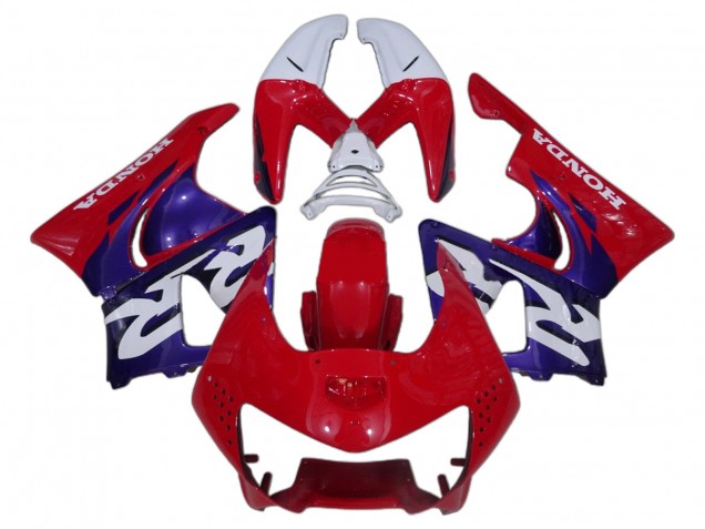Carenado Moto Honda CBR900RR 919 1998-1999 - Blanco Rojo Azul
