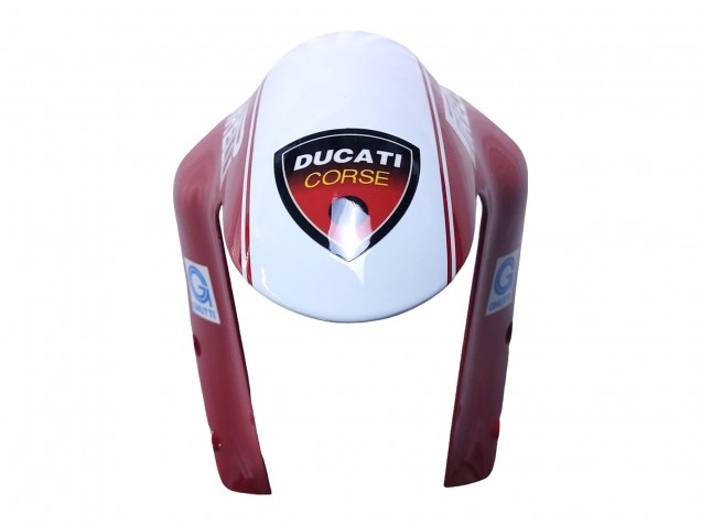 Carenados Moto Ducati 848/1098/1198 2007-2014 - Blanco Rojo Negro Brillante Valsir Xerox