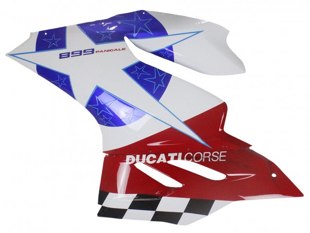 Carenados Moto Ducati Panigale 899 2011-2014 - Blanco Azul Rojo Negro