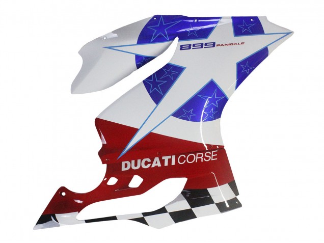 Carenados Moto Ducati Panigale 899 2011-2014 - Blanco Azul Rojo Negro