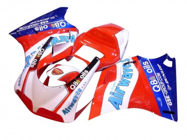 Carenados Moto Ducati 748/916/996/998 1993-2005 - Blanco Rojo Azul Air Waves
