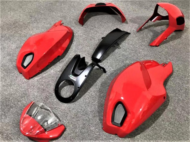 Carenados Moto Ducati Monster 696 796 1100 1100S 2008-2012 - Rojo