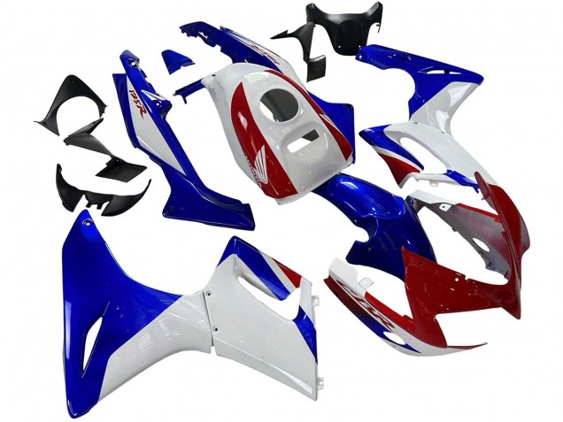 Carenados Moto Honda CBR125R 2002-2006 - Blanco Azul Rojo