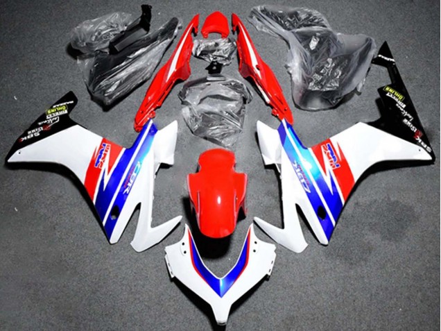 Carenado Moto Honda CBR500R 2013-2015 - Blanco Rojo Azul HRC