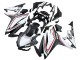 Carenados Moto Honda CBR500R 2016-2018 - Blanco Rojo Negro Mate