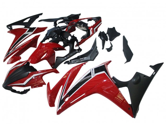 Carenados Moto Honda CBR500R 2016-2018 - Rojo Blanco Negro Mate