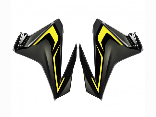 Carenados Moto Honda CBR500R 2022-2023 - Negro Mate Amarillo