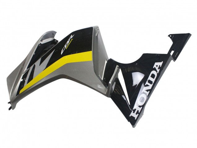 Carenados Moto Honda CBR500R 2022-2023 - Plata Amarillo Negro Brillante