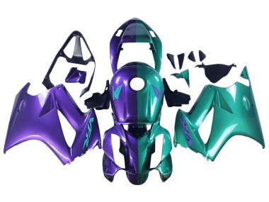 Carenados Moto Honda VFR 800 2002-2013 - Púrpura Verde