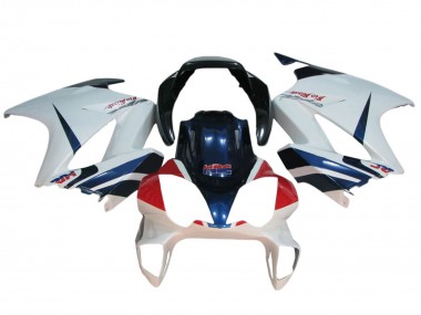 Carenados Moto Honda VFR 800 2002-2013 - Blanco Rojo Azul Oscuro HRC