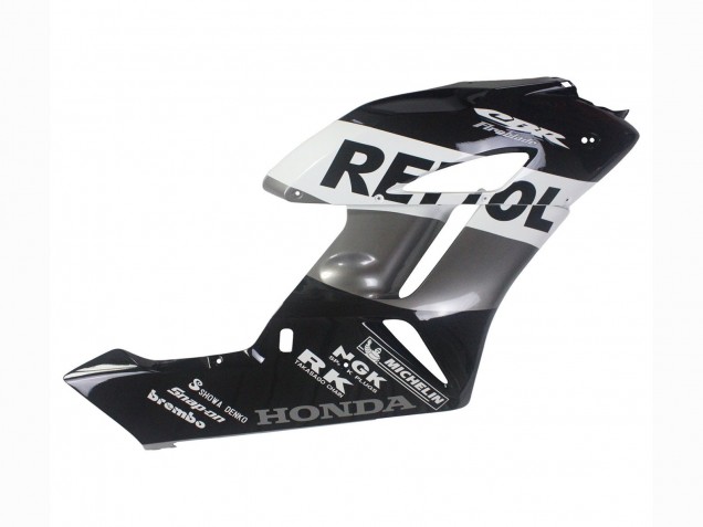 Kits Carenado Moto Honda CBR1000RR 2004-2005 - Plata Blanco Negro Brillante Repsol