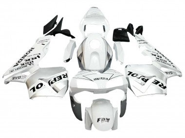 Carenados Moto Honda CBR600RR 2003-2004 - Blanco Plata Negro Repsol