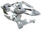 Carenados Moto Honda CBR600RR 2003-2004 - Plata Negro Repsol