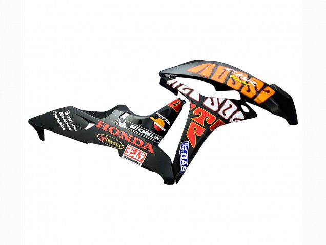 Carenados Moto Honda CBR600RR 2007-2008 - Negro Mate Naranja Rojo Rossi Repsol 46