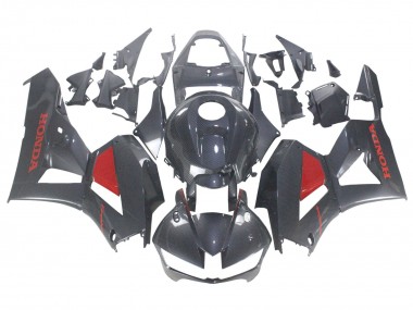 Carenados Moto Honda CBR600RR 2013-2023 - Negro FibraCarbono Rojo