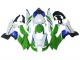 Carenados Moto Kawasaki ZX10R 2021-2025 - Blanco Verde Azul Negro