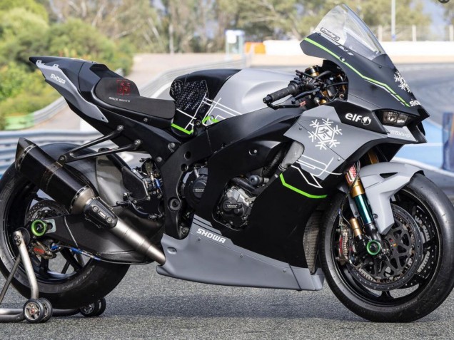 Carenados Moto Kawasaki ZX10R 2021-2025 - Gris Negro Verde Blanco Nieve