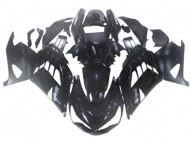 Carenado Moto Kawasaki ZX14R ZZR1400 2012-2024 - Negro Brillante Negro Mate Blanco Ninja