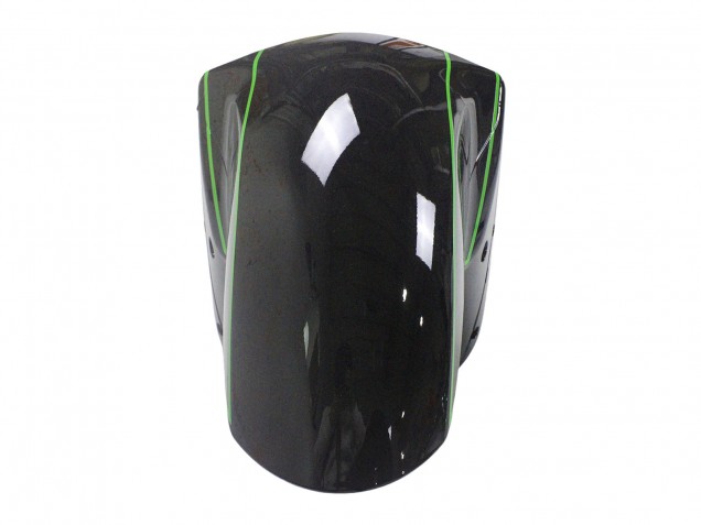 Carenados Moto Kawasaki ZX14R ZZR1400 2012-2024 - Verde Negro Brillante Raya