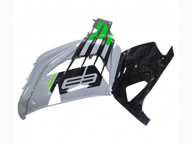 Carenados Moto Kawasaki ZX14R ZZR1400 2012-2024 - Gris Verde Negro