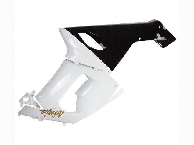Carenados Moto Kawasaki ZX6R 2005-2006 - Blanco Negro Oro Ninja