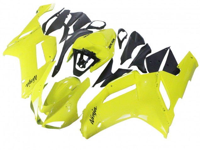 Carenados Moto Kawasaki ZX6R 2007-2008 - Amarillo Ninja