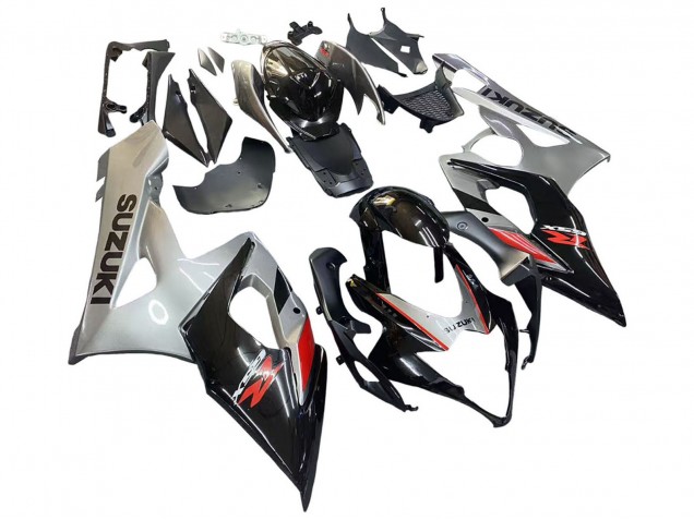 Carenado Moto Suzuki GSXR 1000 2005-2006 - Negro Gris Rojo