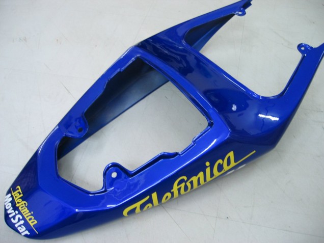 Carenados Moto Suzuki GSXR 600 / GSXR 750 2004-2005 - Azul Blanco Amarillo Verde Telefonica Motul MoviStar