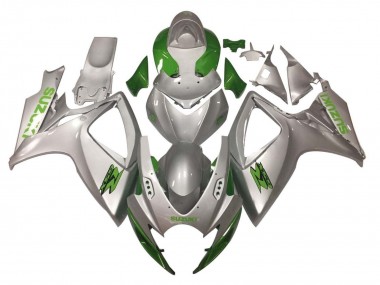 Carenados Moto Suzuki GSXR 600 / GSXR 750 2006-2007 - Plata Verde