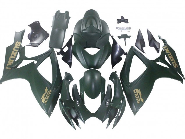 Carenados Moto Suzuki GSXR 600 / GSXR 750 2006-2007 - Verde Militar Mate