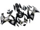 Carenados Moto Suzuki GSXR 600 / GSXR 750 2006-2007 - Negro Brillante Blanco Motul Lucky Strike
