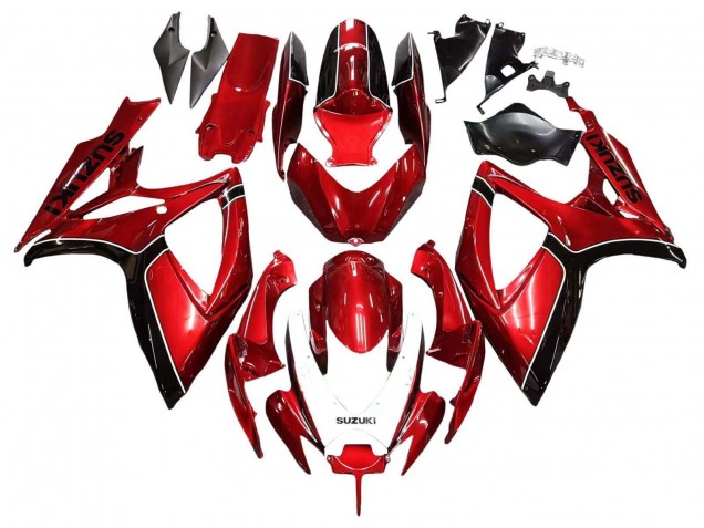 Carenados Moto Suzuki GSXR 600 / GSXR 750 2006-2007 - Rojo Negro
