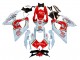 Carenados Moto Suzuki GSXR 600 / GSXR 750 2008-2010 - Blanco Rojo Motul Lucky Strike